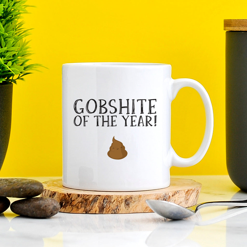 Gobshite Of The Year Mug | Profanity Gifts | Rude Mugs | Rude Presents | Office Mugs | Work Mug | Gift For Gobshite | Northern Gifts TeHe Gifts UK