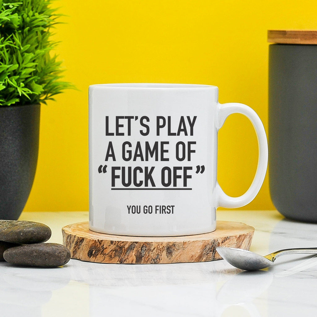 Fuck Off Game Mug | Profanity Gifts | Rude Mugs | Rude Presents | Office Mugs | Work Mug | Gift For Her | Gift For Him | Fuck Off Gift TeHe Gifts UK