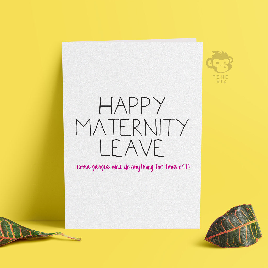 Maternity Leave Card