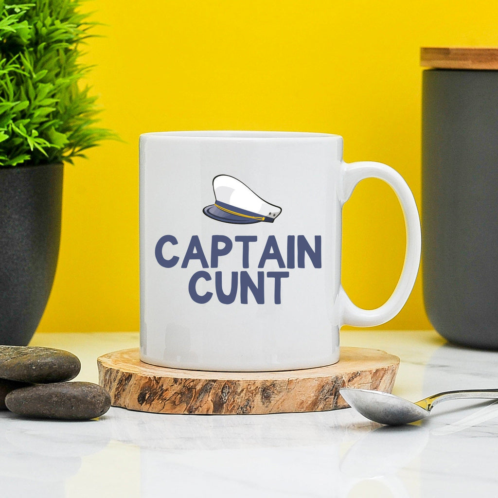 Captain CUNT Mug | Profanity Gifts | Rude Mugs | Rude Presents | Office Mugs | Work Mug | Gift For Cunt TeHe Gifts UK