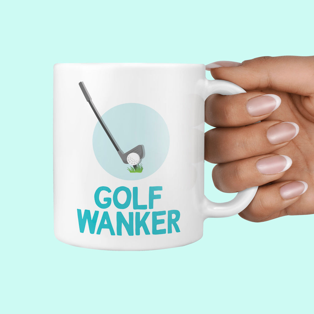 Golf Wanker Gift Mug - Funny Gift For Golfer TeHe Gifts UK