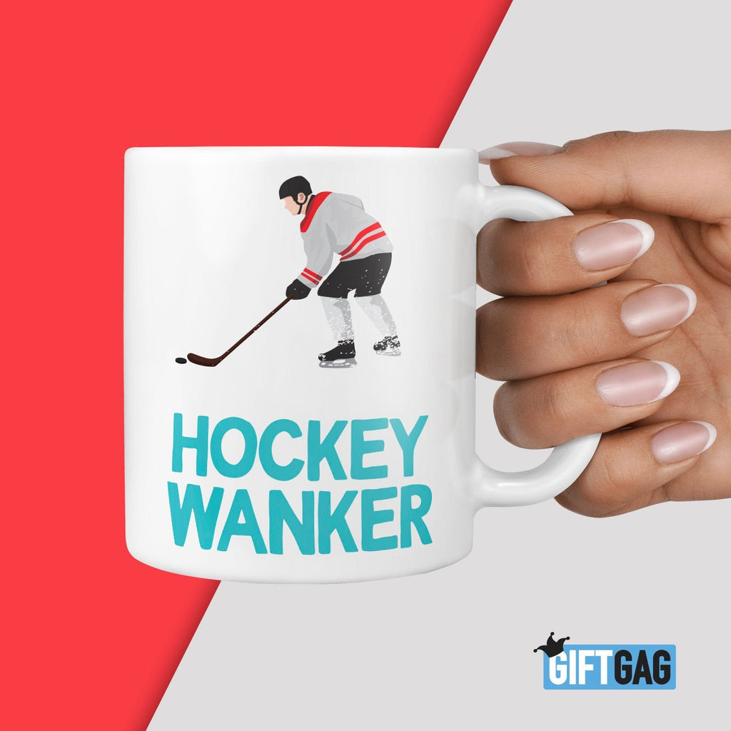 Hockey Wanker Gift Mug - Ice Hockey Gifts For Him – TeHe Gifts UK