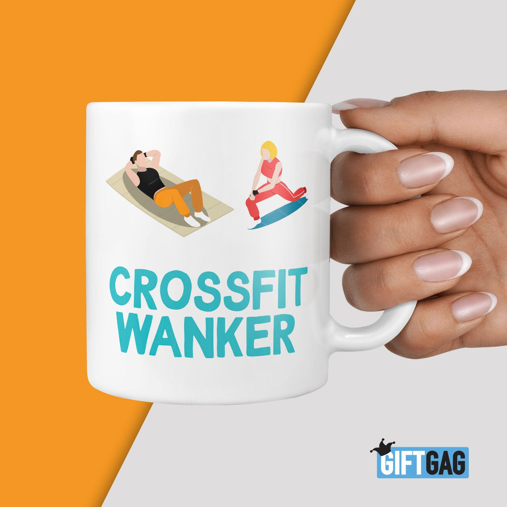 Crossfit Wanker Gift Mug - Crossfit Gifts For Gym Goers TeHe Gifts UK