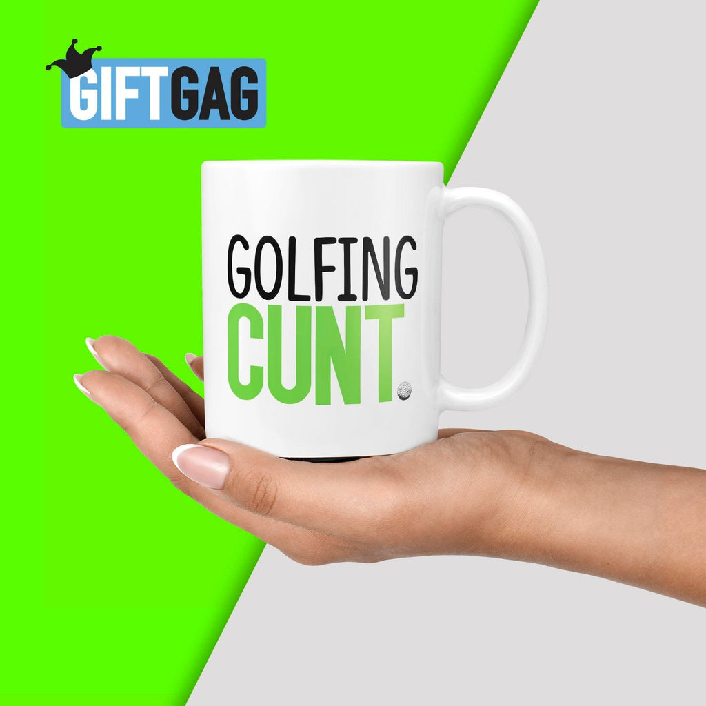 Golfing Cunt Gift Mug - Funny Gifts For Golfer Golfing For Men Women Rude Christmas Office Coffee Tea Birthday Present Mugs Cunt Gifts TeHe Gifts UK