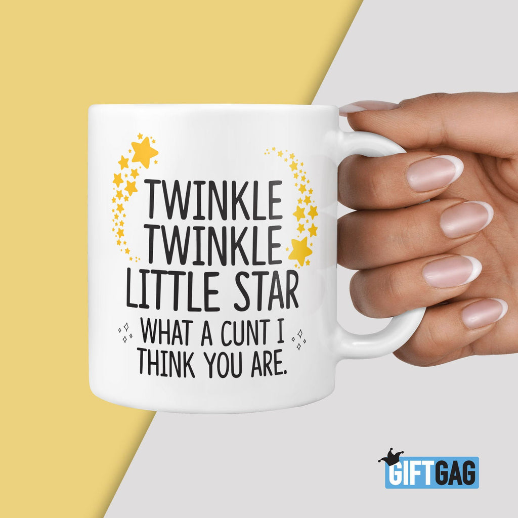 Twinkle Song Cunt Gift Mug - Funny Rude Cunt Gifts Cunt Present Profanity Mature Joke Mugs Rude and Hilarious Gifts for Friends & Family TeHe Gifts UK