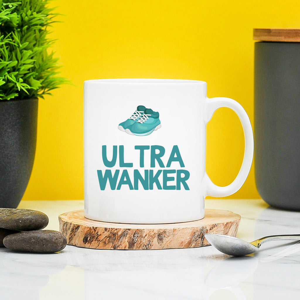 Ultra Wanker Mug | Loves Running Gifts | Marathon Lover | Dad Gifts | Jogger Mugs | Secret Santa Presents | Running Mugs | Office Mug TeHe Gifts UK