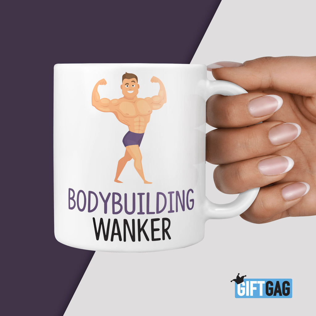 Bodybuilding Wanker Gift Mug - Bodybuilding Gifts For Him TeHe Gifts UK