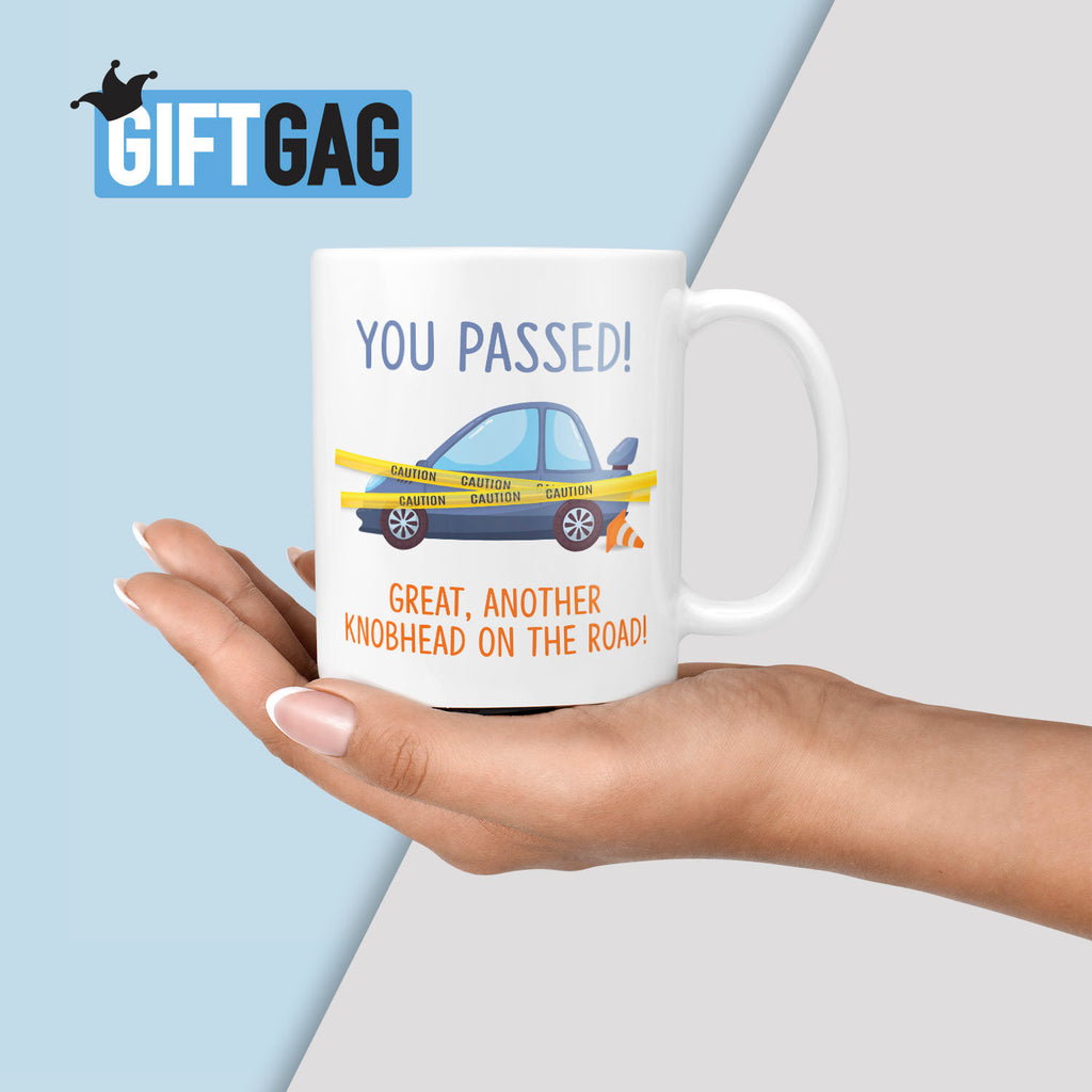 You've Passed Your Driving Test Mug - Funny Gifts For Him or Her Congratulations, Well Done, Humour Rude Passed Driving Test Gift, New Car TeHe Gifts UK