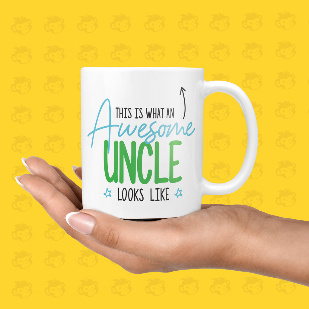 Funny & Awesome Birthday Gift Mug for Uncles | Uncle Mugs, Family Present, Birthday Gift Ideas for Him - TH-AWE-LOOK-Unc TeHe Gifts UK