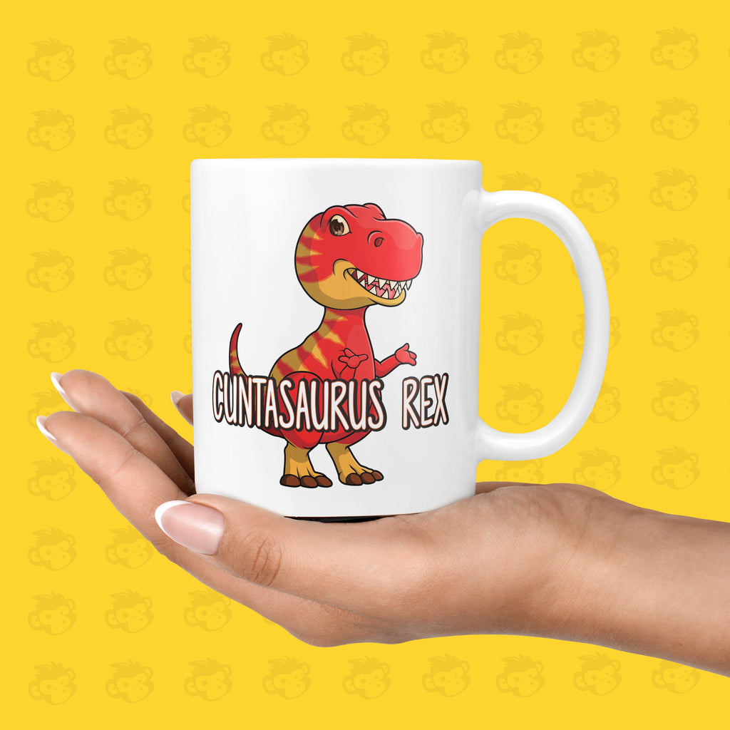 Funny & Rude Gift Mug, Cuntasaurus Rex | Presents for Cunts, Profanity, Office Mugs, Dinosaur Rude Present, Birthday Mugs - TH-CNTASAURUS TeHe Gifts UK