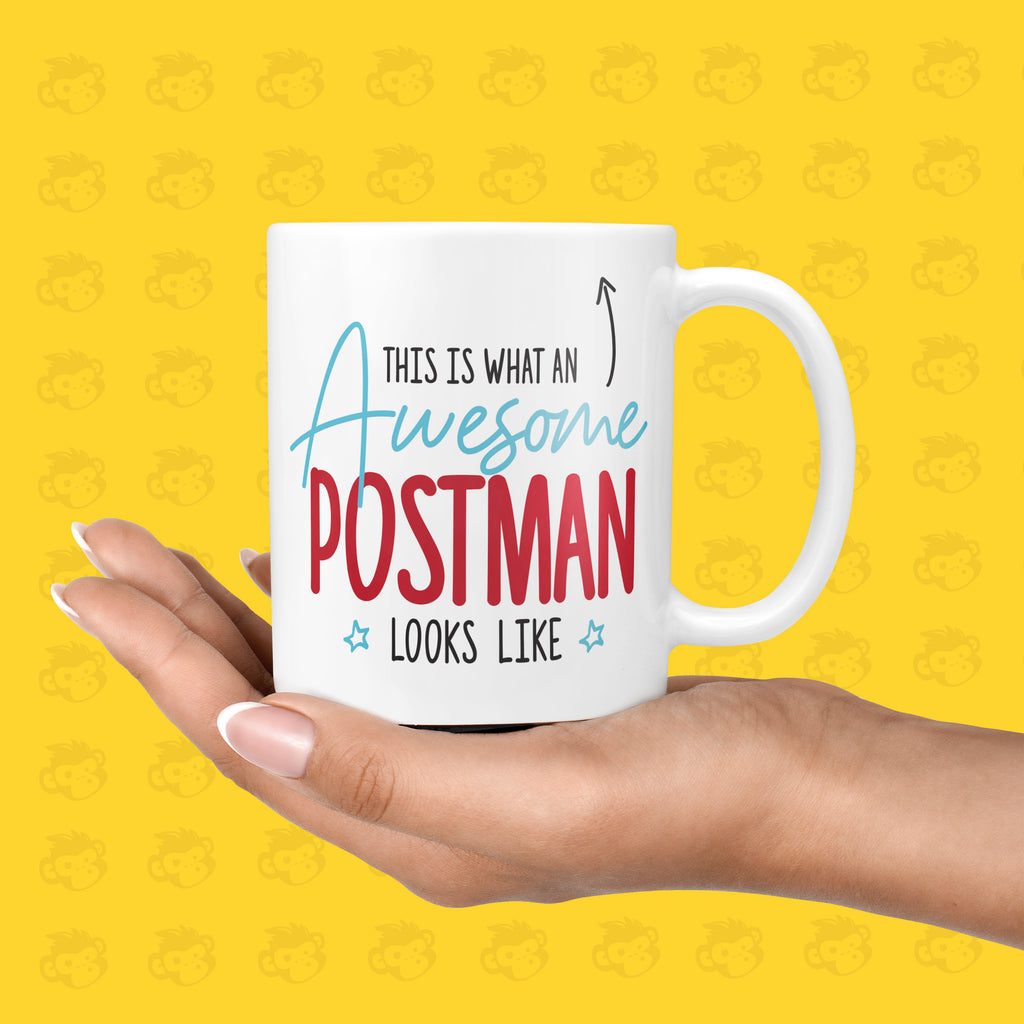 Thank You Gift For Postmen This Is Awesome Postman Mug TeHe Gifts UK
