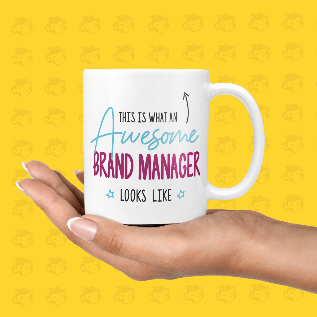 Funny & Awesome Thank You Gift Mug for a Brand Manager | New Job, Shop Assistant, Managers Mugs, Present, Boss, Retail - TH-AWE-LOOK-Brand TeHe Gifts UK