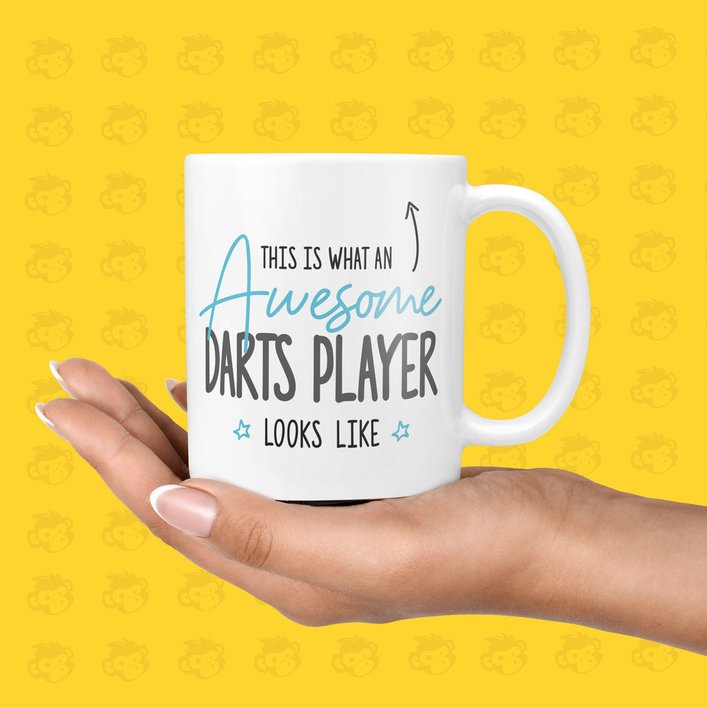 Funny & Awesome Thank You Gift Mug for Dart Players | Darts Lover, Friend Mugs, Present, Birthday, Sport, Dad Gifts - TH-AWE-LOOK-Dart TeHe Gifts UK